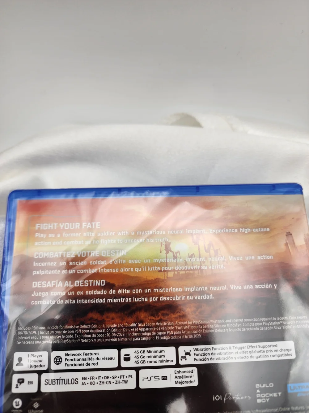Sony PS5 Mindseye Game